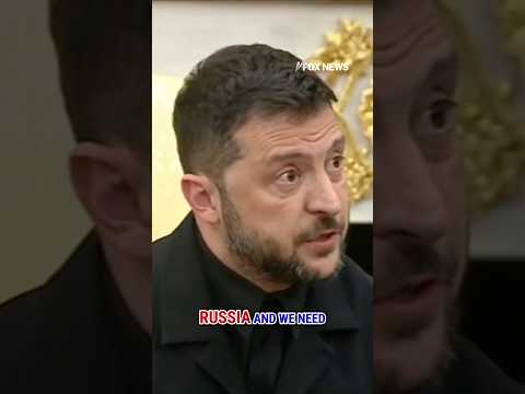 You are currently viewing Zelenskyy: Ukraine is ready for a trilateral meeting with Putin #shorts #ukraine #war #peace #fox