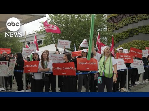 You are currently viewing Air Canada flight attendant strike triggers cancellation of hundreds of flights