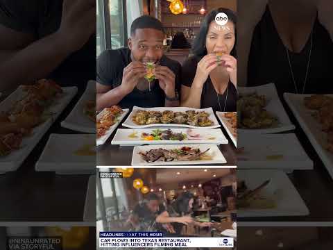 You are currently viewing Driver plows through window as food influencers film restaurant review