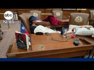 Read more about the article Texas state lawmaker sleeping in chambers calls GOP order ‘a form of oppression’
