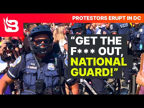 You are currently viewing “FREE DC!” – Protesters HARASS National Guard in DC | Exclusive Footage