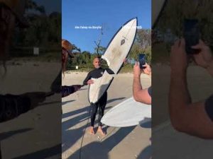 Read more about the article ‘THAT IS NEXT LEVEL, MATE!’: Australian surfer is lucky to be alive #shorts #news #world #new #viral