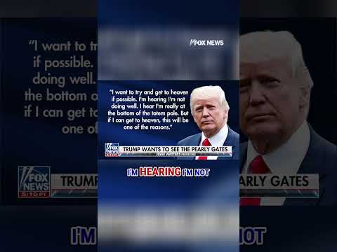 You are currently viewing Watters: Trump wants to walk through the ‘pearly gates’ #shorts #trump #jessewatters #politics