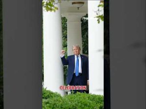 Read more about the article Trump tests outdoor speakers for ‘greatest event in the history of the White House’ #shorts #trump