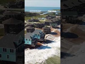 Read more about the article WATCH: Hurricane Erin pounds Outer Banks with massive storm surge #shorts #hurricaneerin #news #fox