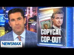 Read more about the article Gov. ‘Windsock’ Newsom eyes 2028 run: Rob Schmitt Tonight