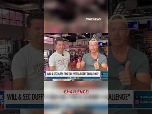Read more about the article WATCH: Will Cain and Sean Duffy take on the ‘Pete & Bobby Challenge’ #fitness #shorts #challenge