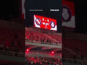 Read more about the article WATCH: Violent brawl between rival fans breaks out in stands #shorts #usa #us #news #new #sports