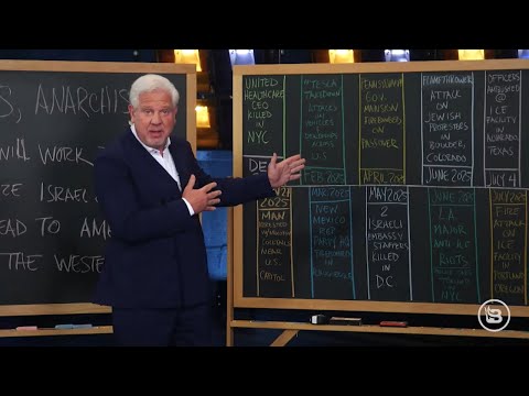 You are currently viewing The Shocking List of Violent Left-Wing Attacks in 2025 | Glenn Beck Chalkboard Breakdown