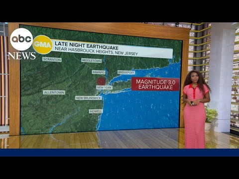 Read more about the article Small earthquake rattles parts of New York City, New Jersey