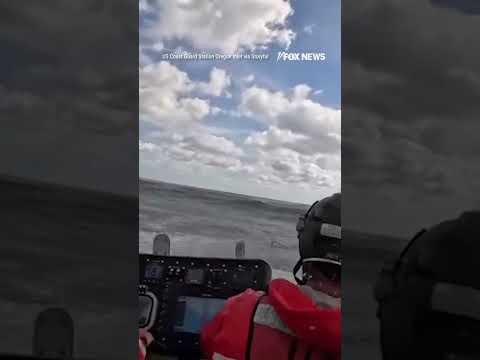 Read more about the article WATCH: Coast Guard fights massive waves after hurricane