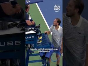 Read more about the article US Open player in racket-smashing meltdown