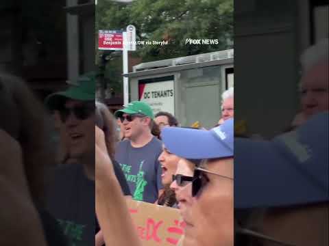 You are currently viewing Protesters rally against Trump’s DC crime crackdown #shorts #us #trump #foxnews #news