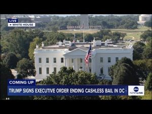 Read more about the article President Trump signs executive order ending cashless bail in Washington, DC: LIVE