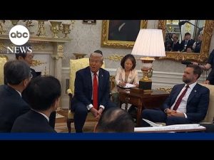 Read more about the article Trump says he has a ‘great relationship with Kim Jong Un’