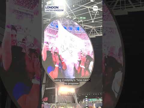 You are currently viewing Coldplay’s ‘kiss cam’ redeemed after proposal caught on camera