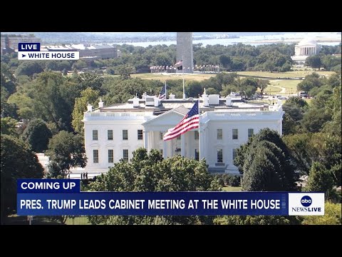 You are currently viewing COMING UP: President Trump leads cabinet meeting at the White House