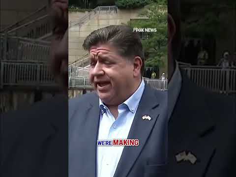You are currently viewing Gov. Pritzker mocks Trump, then CAUGHT outside Trump Tower #shorts #foxnews #politics
