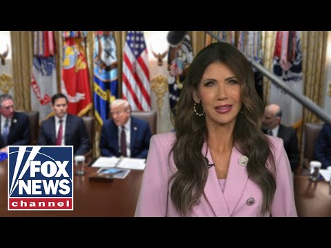 You are currently viewing ‘ASTOUNDING’ new stats revealed in Trump’s Cabinet meeting, Noem reports
