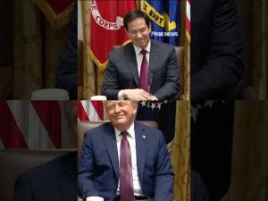 Read more about the article Trump CRACKS UP over Marco Rubio Labor Day joke #shorts #foxnews #news #us #fox #trump #marcorubio