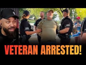 Read more about the article FREE SPEECH or CRIME? Trump’s Crackdown on Flag Burning leads to Combat Veteran Arrest!