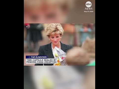 You are currently viewing Time capsule sealed by Princess Diana opened up after 34 years