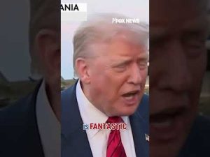 Read more about the article Trump backs Sydney Sweeney amid ad controversy: ‘Her ad is fantastic’ #shorts #foxnews #news #trump