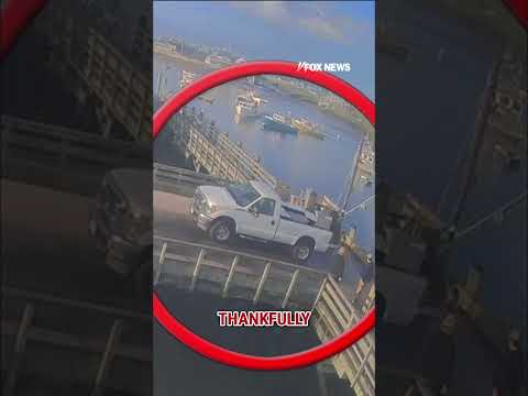 You are currently viewing Teen plunges truck off dock into water #shorts #viral #usnews #foxnews #news #us #fox #truck