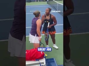 Read more about the article HEATED EXCHANGE: Taylor Townsend and Latvian Jelena Ostapenko clash on the court #shorts #usa