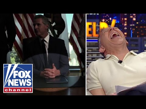 You are currently viewing ‘Gutfeld!’: Newsom is VIOLENTLY trying to control his hands