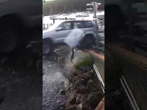 Read more about the article WATCH: Drunk driver launches car off a ferry dock and plunges into the water #shorts #viral #us #usa
