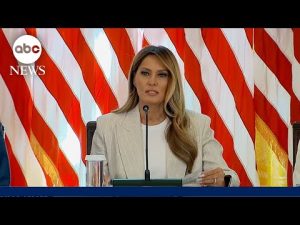 Read more about the article First lady Melania Trump meets with White House AI task force: “The robots are here.”