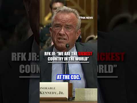 You are currently viewing RFK Jr: We are the sickest country in the world and have to fire people at the CDC #shorts