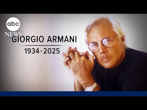You are currently viewing Remembering fashion icon Giorgio Armani