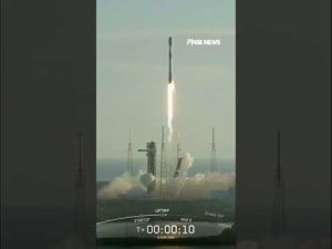 Read more about the article SpaceX launches satellites aboard Falcon 9 rocket #shorts