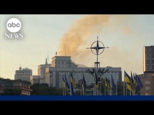 Read more about the article Ukraine says Russia launched largest drone and missile attack of the war