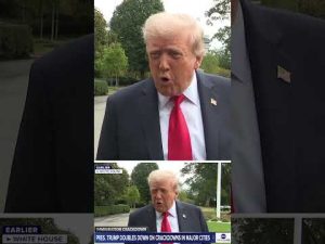 Read more about the article President Trump doubles down on crackdowns in major U.S. cities