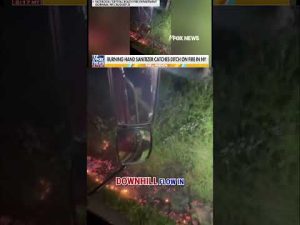 Read more about the article WATCH: Hand sanitizer leaking from warehouse turns into stream of FIRE #foxnews #us #news #shorts