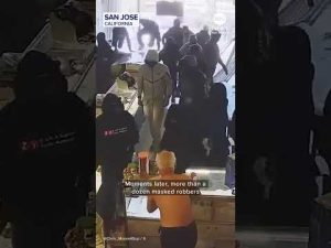 Read more about the article Robbers swarm store during smash-and-grab jewelry heist in California