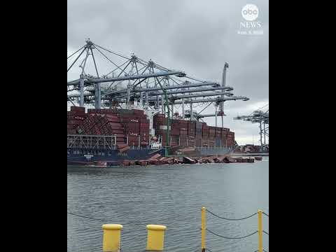 You are currently viewing Containers topple off cargo ship, plunge into California waters