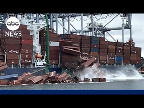 You are currently viewing Operations suspended at California port after cargo containers tumble off ship