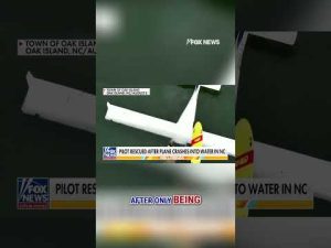 Read more about the article WATCH: Pilot rescued after small plane crashes off NC shore #foxnews #fox  #us #news