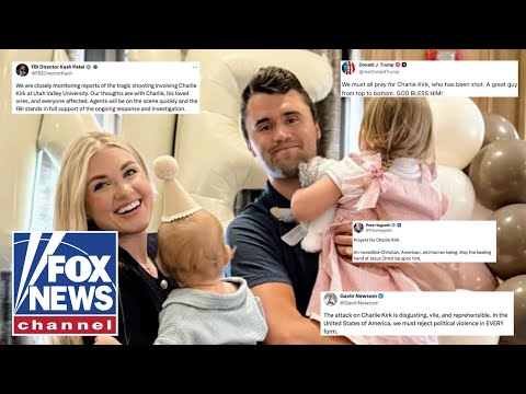 You are currently viewing Prayers pour in for Charlie Kirk following shooting