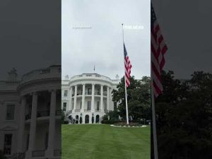 Read more about the article White House lowers flags to half-mast to honor Charlie Kirk #shorts #breaking #news #usa #us