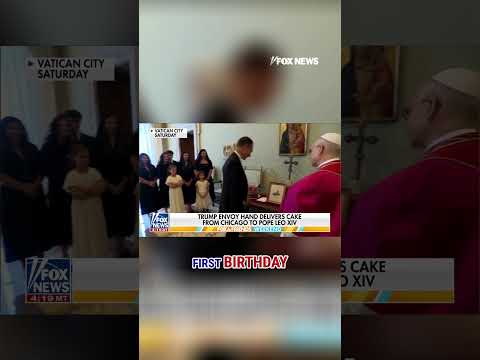 You are currently viewing Trump envoy hand delivers birthday cake to Pope Leo XIV