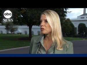 Read more about the article Attorney General Pam Bondi claims ‘left-wing radicals’ killed Charlie Kirk