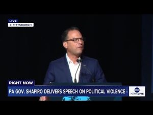 Read more about the article LIVE: PA Gov. Shapiro delivers speech on political violence