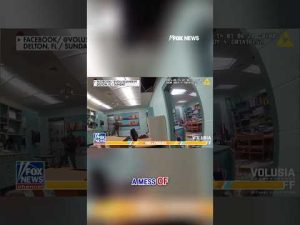 Read more about the article WATCH: Police respond with guns drawn after boys DESTROY school library #shorts #us #florida #school