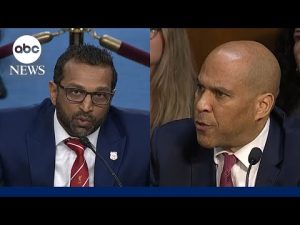 Read more about the article Cory Booker and Kash Patel clash at Senate oversight hearing