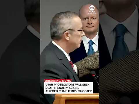 You are currently viewing Prosecutors to seek death penalty against alleged Charlie Kirk shooter